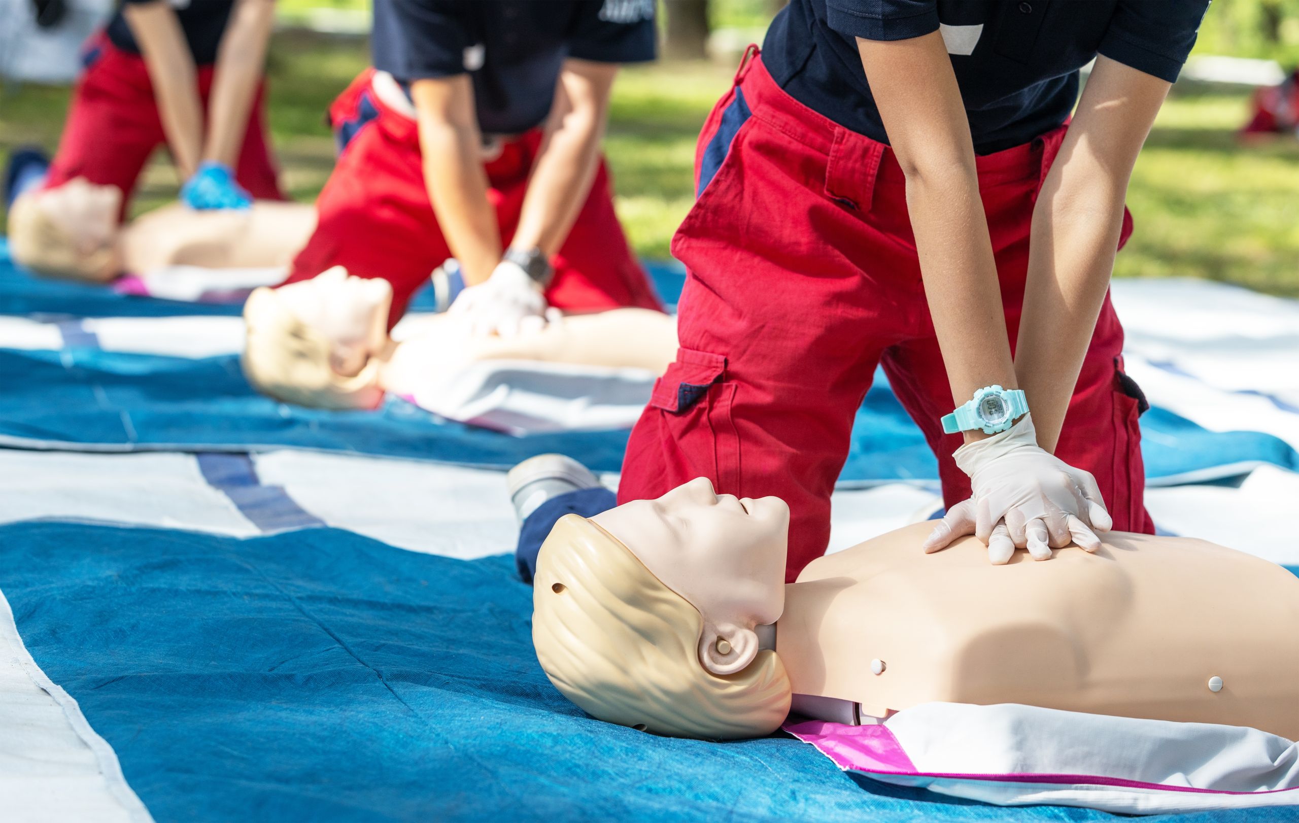 Students Performing CPR